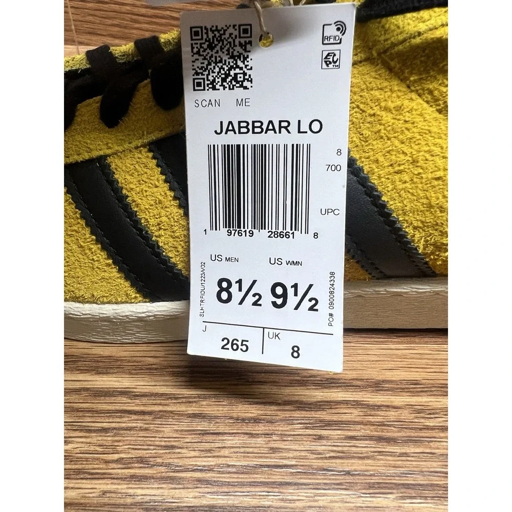 Adidas JABBAR LO Bruce Lee 'Game of Death' Yellow Black (JR1597) NEW Men's 8.5